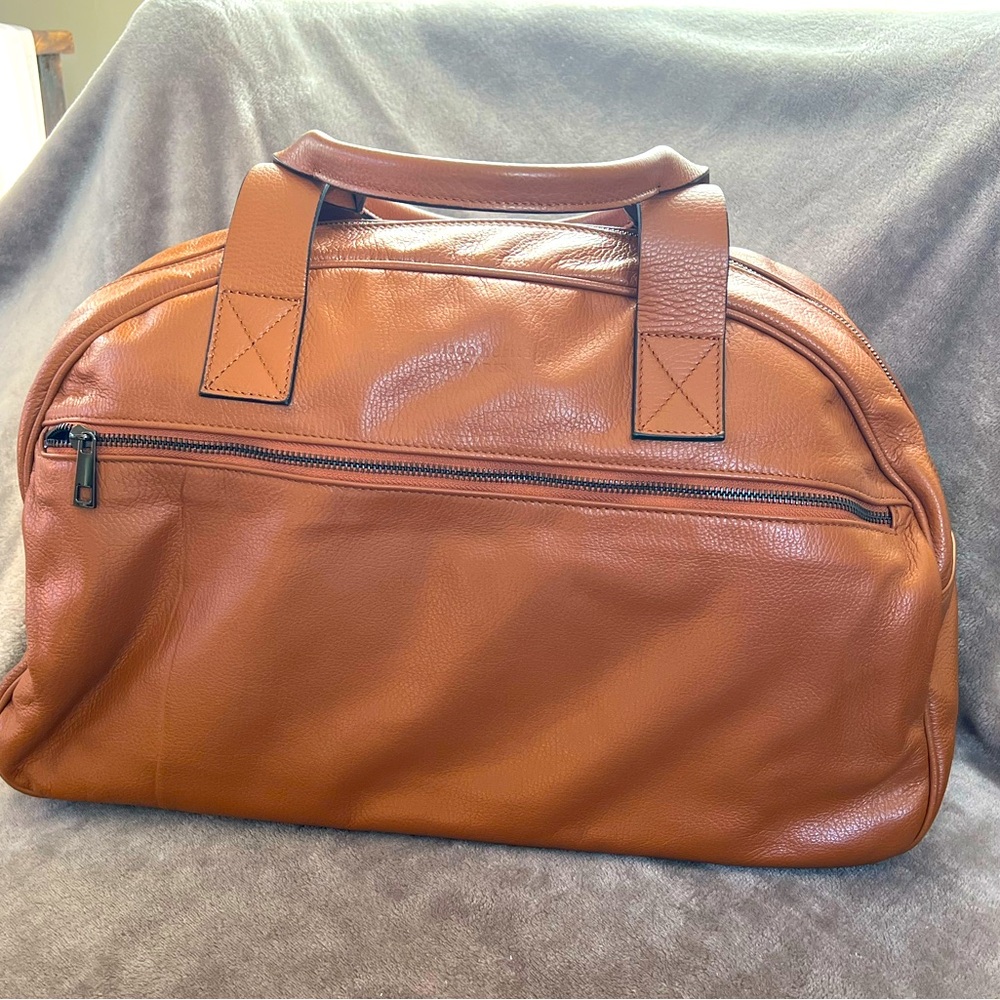 Maison Heritage Paris, Carmel, leather, NWOT, overnight bag.